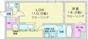 宮の沢駅 徒歩6分 4階の物件間取画像